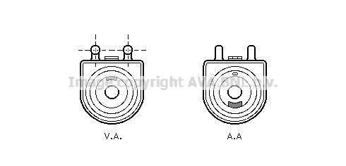 AVA QUALITY COOLING масляный радиатор, двигательное масло PE3271